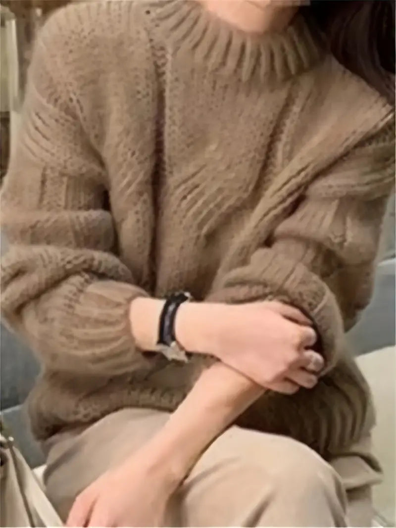 Stilla | Pullover Af Tykt Strik