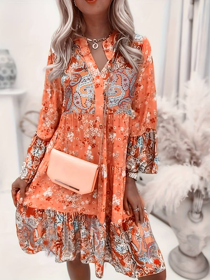 Stilla | Printed Boho Dress