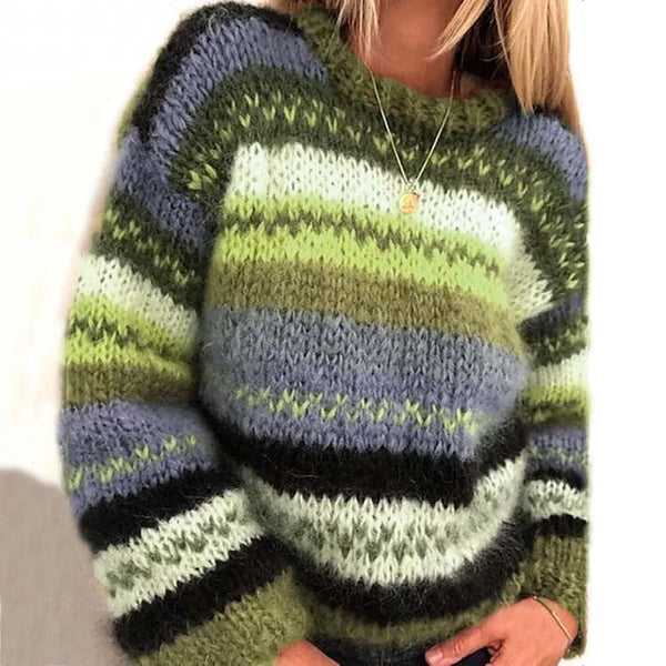 Stilla | Jacquard Pullover Teresa Farver