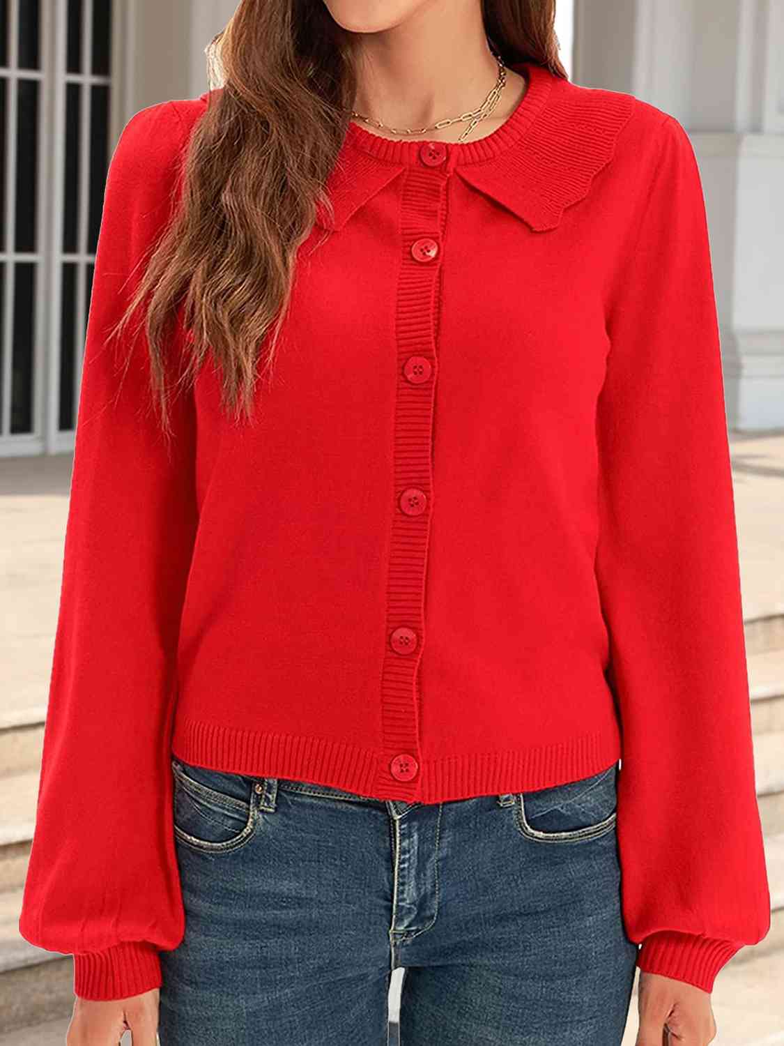 Stilla | Langærmet Knap-ned Cardigan