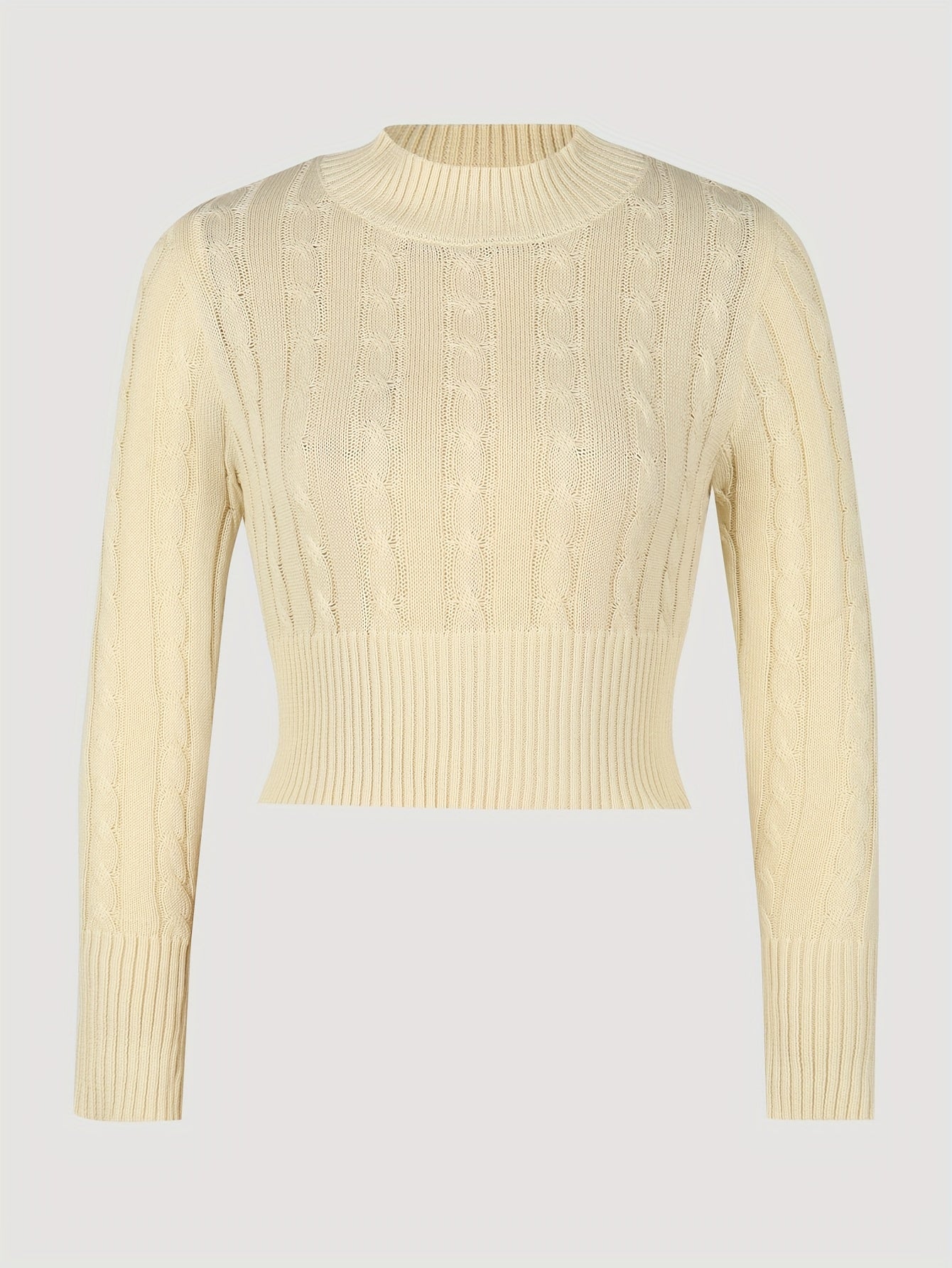 Stilla | Kort sweater og slim med tvistet tryk