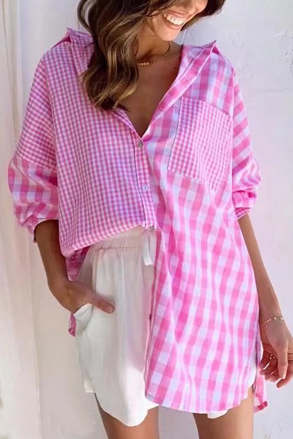 Stilla | One Split Wonder Plaid Knap Skjorte