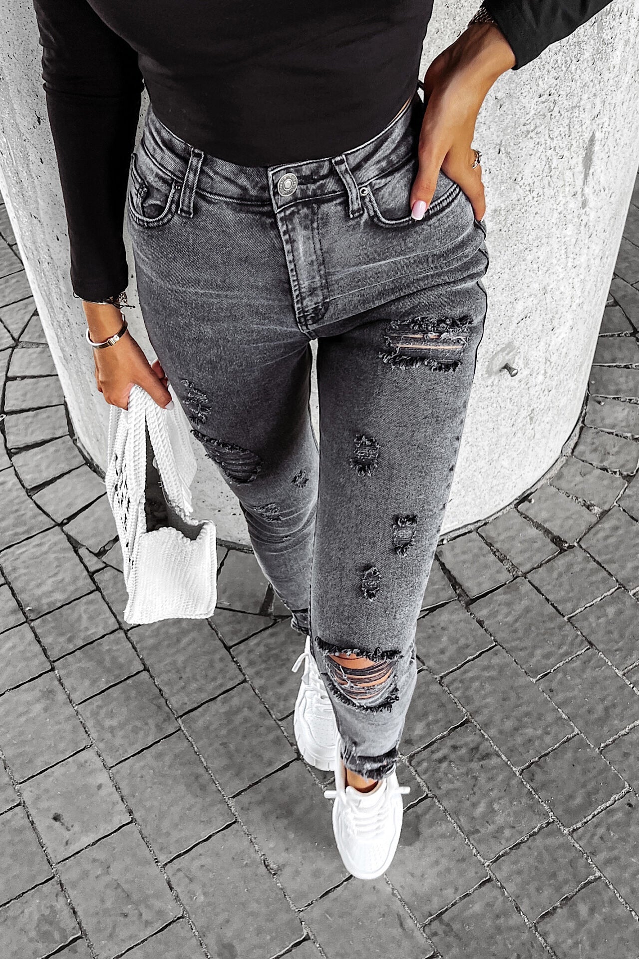 Stilla | Dazy Jeans Grå