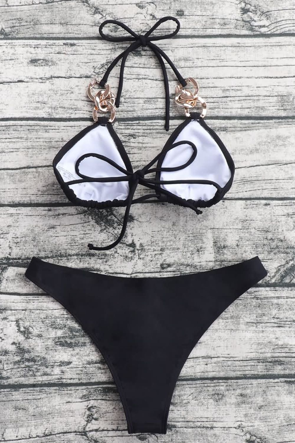 Stilla | Detalje Bundet Halterneck Bikini Sæt