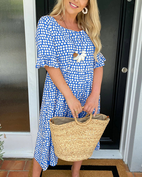 Stilla | Casual prikket kjole
