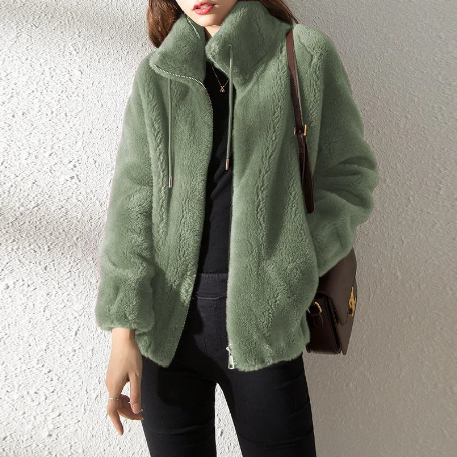 Stilla | Dame Trenchcoat Af Suede, Oversize Stil Med Brede Revers