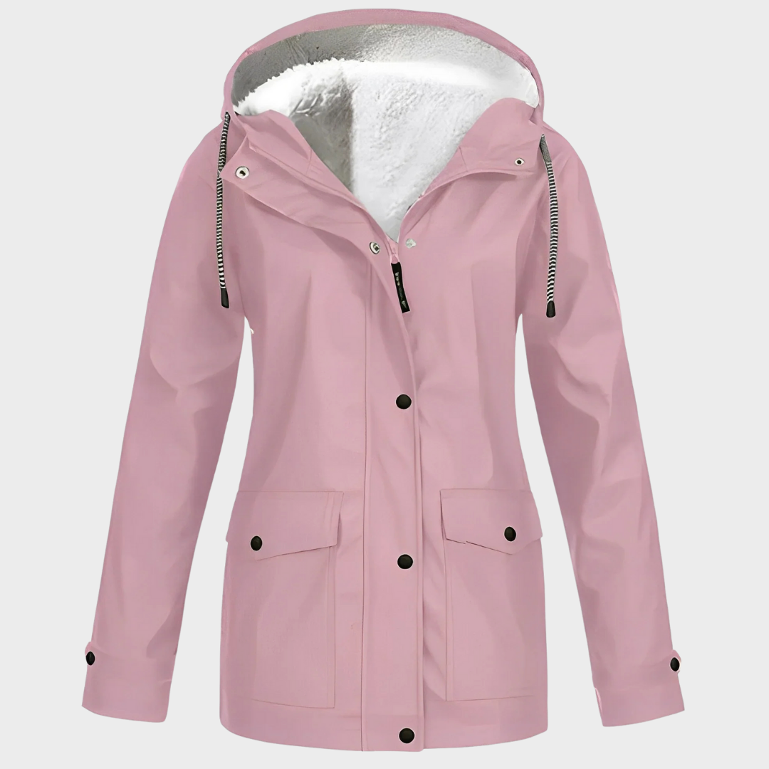 Stilla | Fleece Fôret Regnjakke