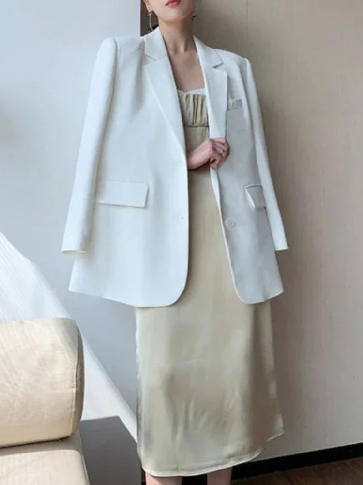 Stilla | Slim Fit Lang Blazer til Kvinder