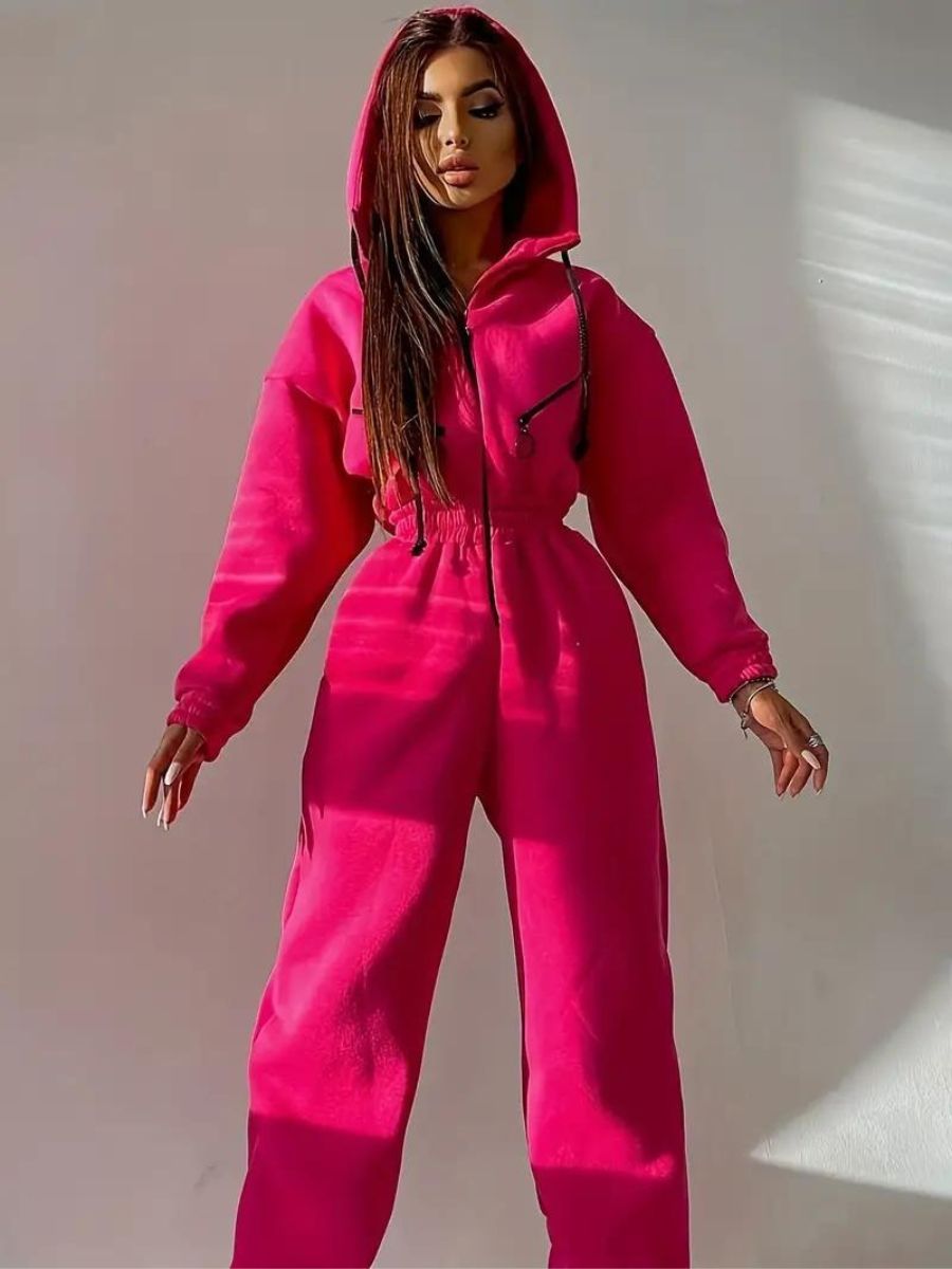 Stilla | Jumpsuit Med Hætte Og Snøre