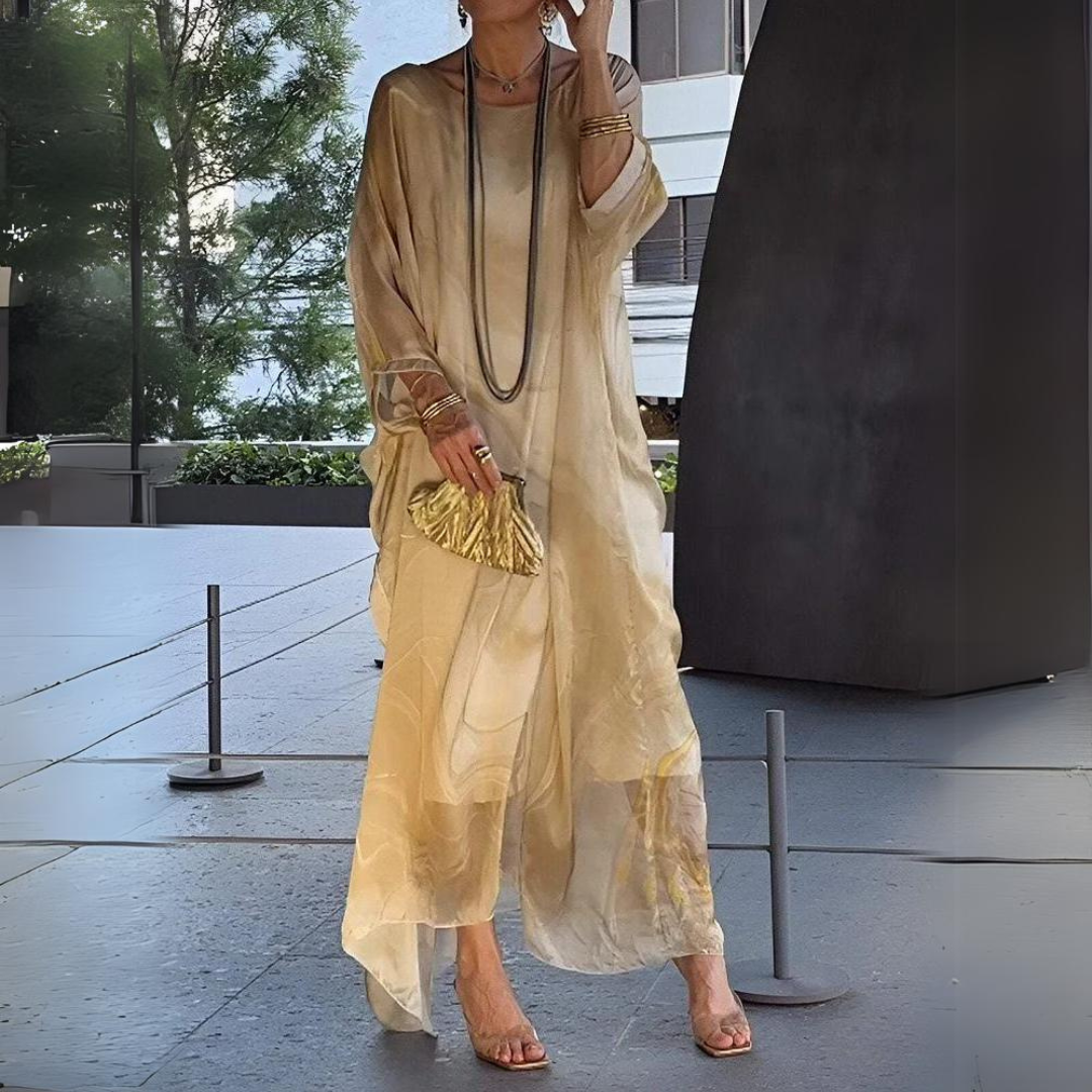 Stilla | Elegant Kjole Af Silke Musselin