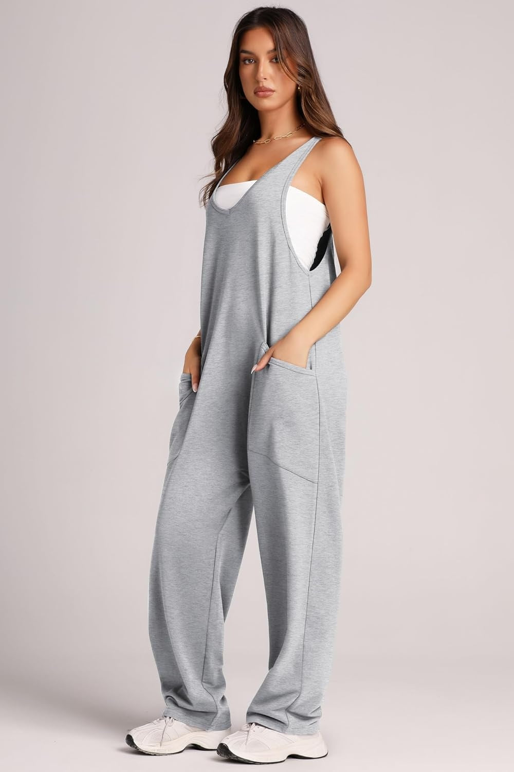Stilla | Strop Jumpsuit Med Lommer