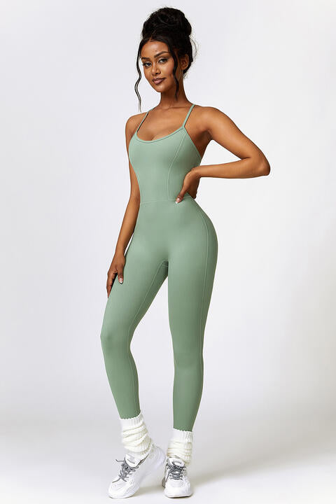 Stilla | Ryg Spaghetti Strop Sport Jumpsuit