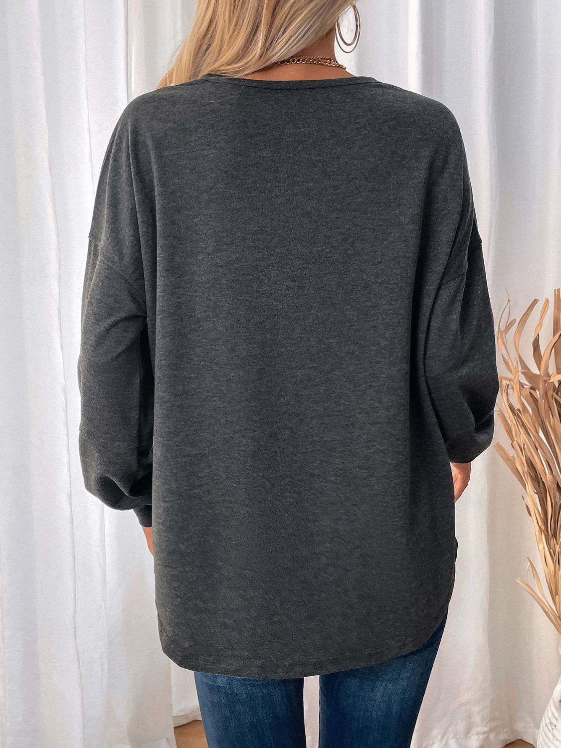 Stilla | Langærmet Sweater Perfee Med Lommer