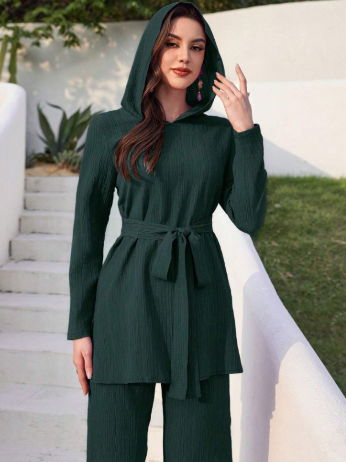 Stilla | Sæt Bestående Af En Langærmet Hoodie Og Et Batik Bukser