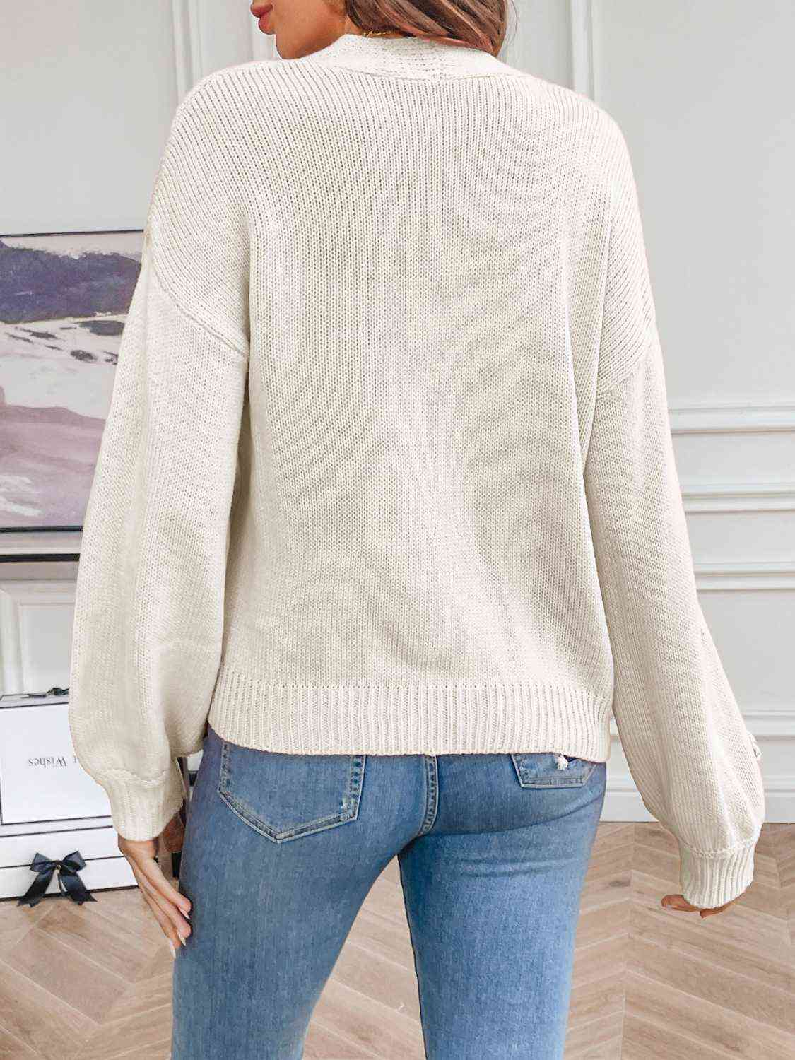 Stilla | Langærmet Åben Front Cardigan