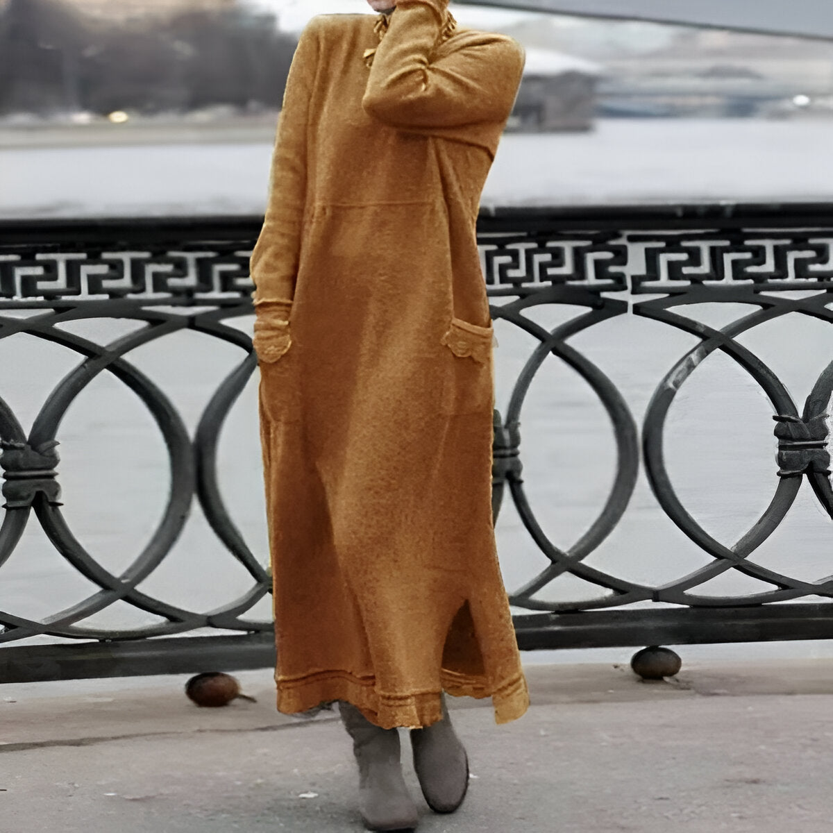 Stilla | Elegant, Super Blød Lang Kjole