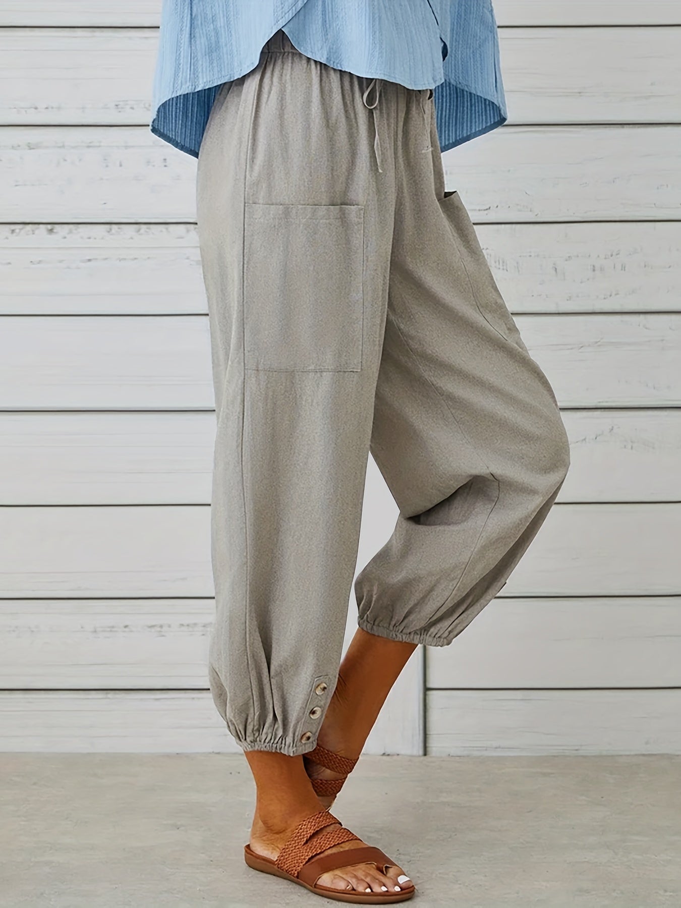 Stilla | Patched Crop Bukser Til Kvinder