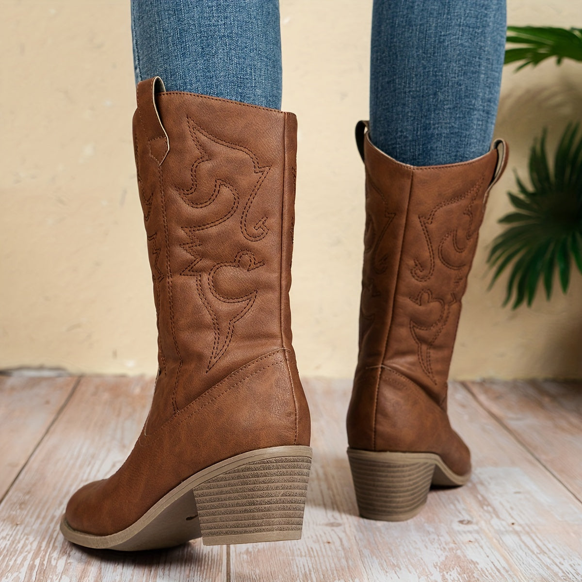 Stilla | Dame Cowboy Boots Med Hæl