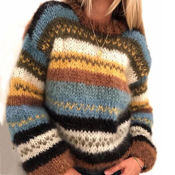 Stilla | Jacquard Pullover Teresa Farver