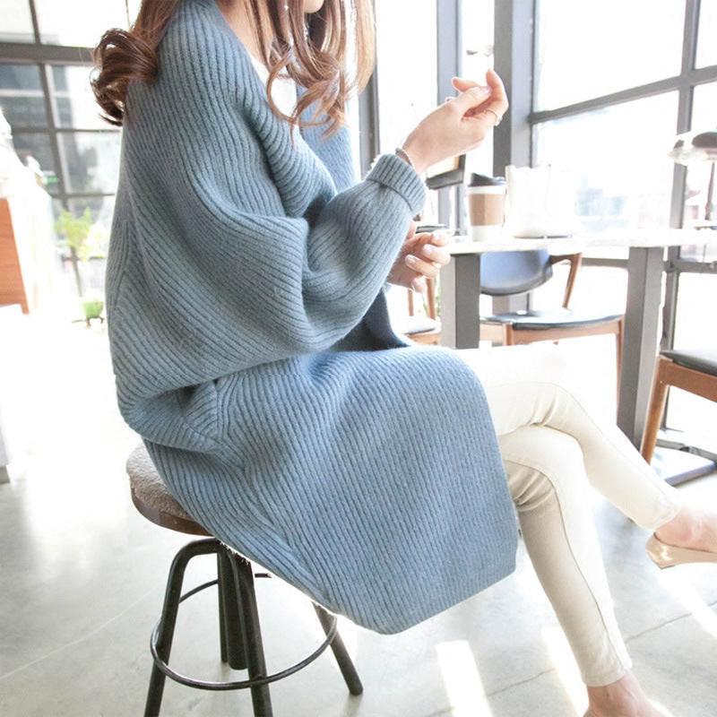 Femme Åben-Front Langstrik-Cardigan Stilla