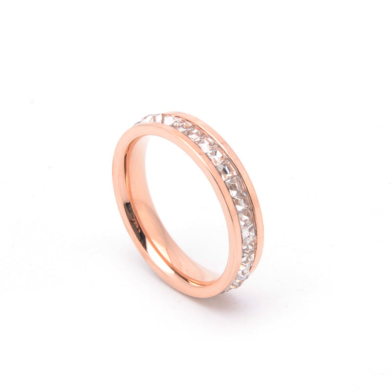 Dame Krystal-Forlovelsesring Stilla