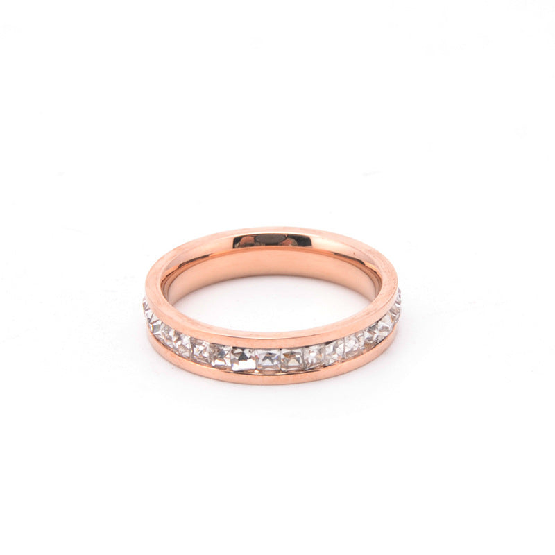 Dame Krystal-Forlovelsesring Stilla