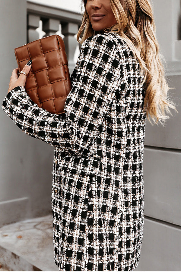 Stilla | Making Statements Plaid Tweed Blazer
