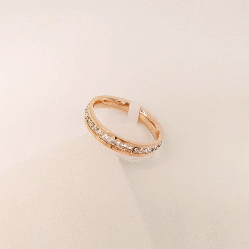 Dame Krystal-Forlovelsesring Stilla