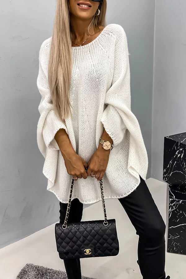 Stilla | Komfortabel Strikket Poncho