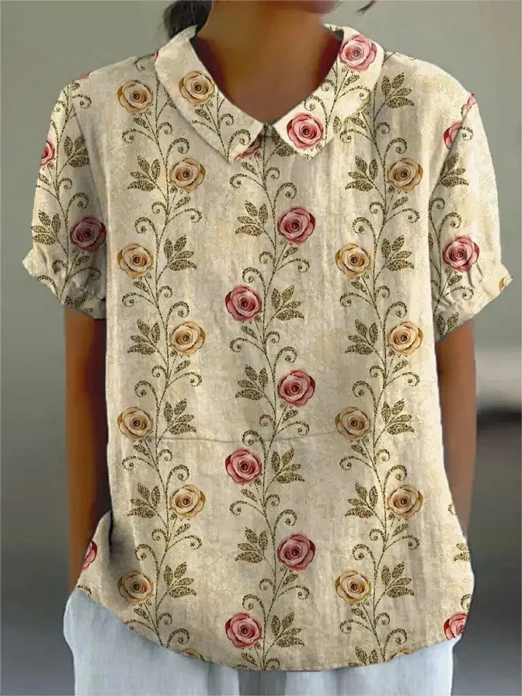 Stilla | Blomster Print Bluse
