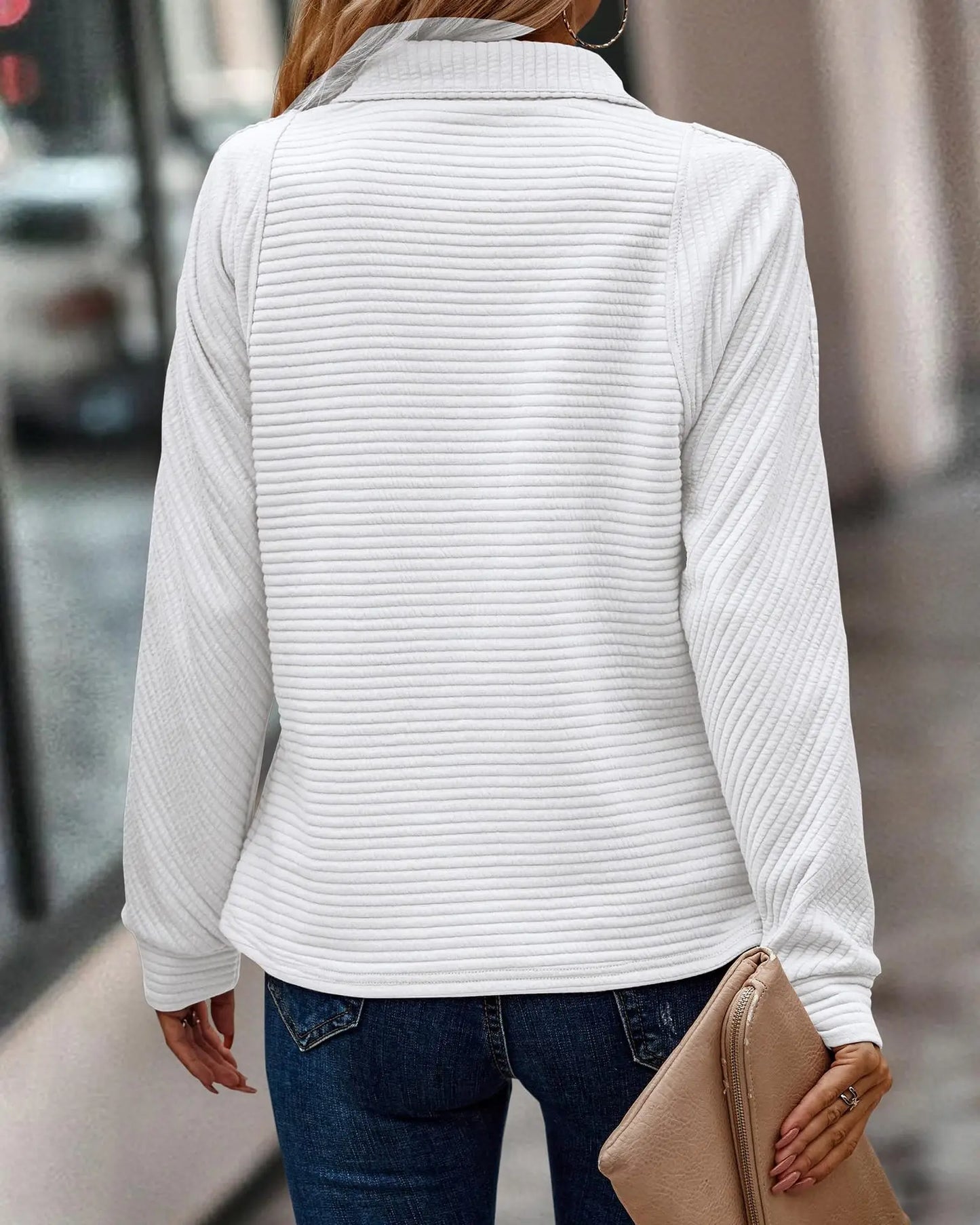 Stilla | Trendy V-trøje i Strik