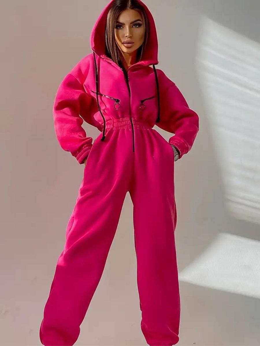 Stilla | Jumpsuit Med Hætte Og Snøre