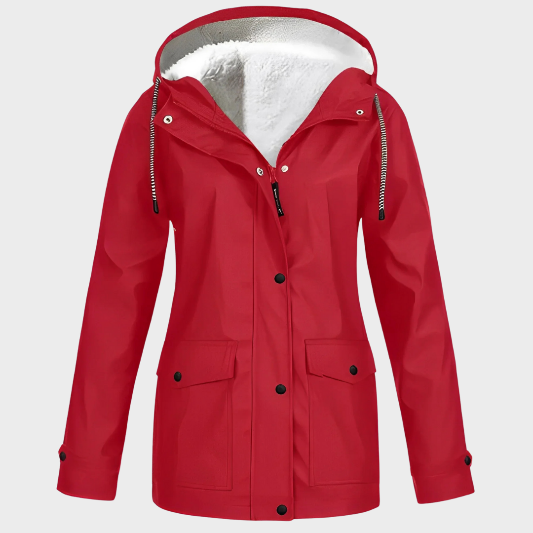 Stilla | Fleece Fôret Regnjakke