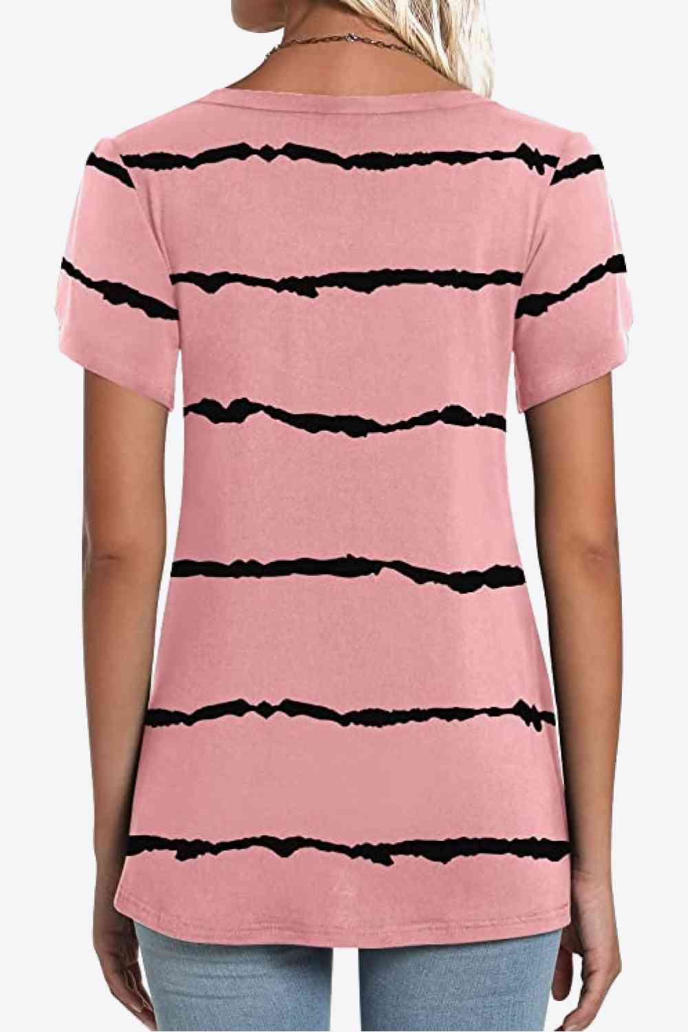 Stilla | Petal Sleeve V-hals Bluse