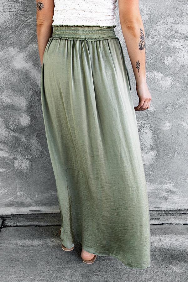 Stilla | Justerbar Snor Talje Silke Maxi Nederdel