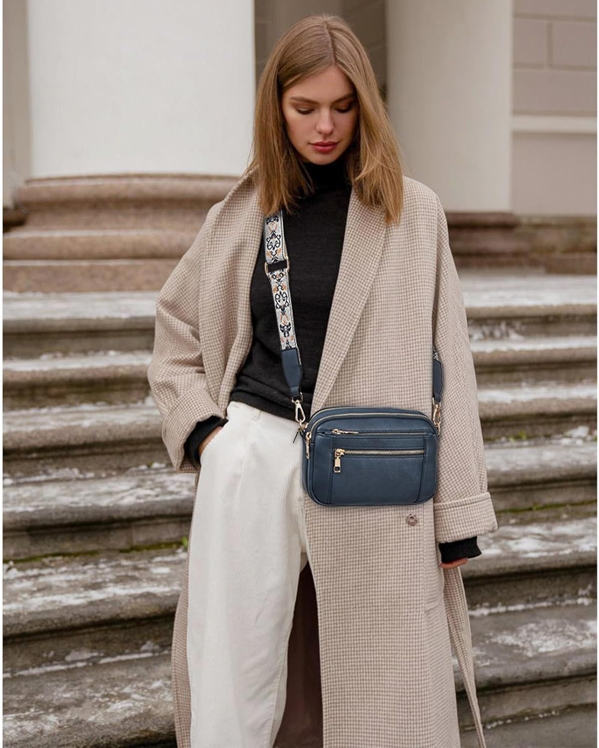 Stilla | Blumen Strop Crossbody Taske