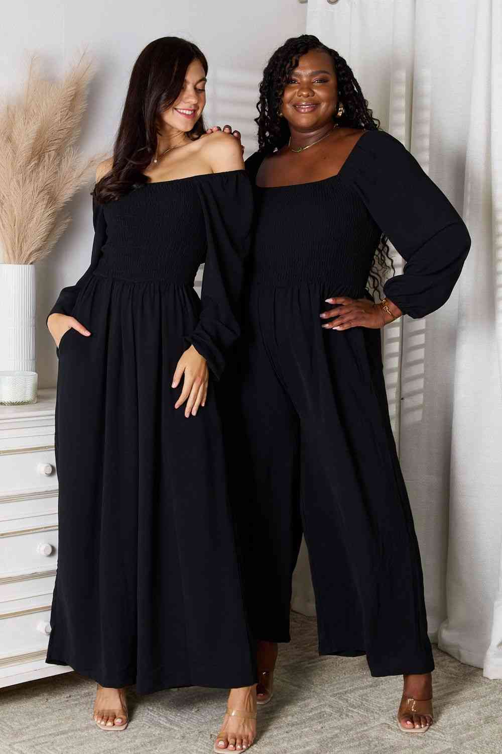 Stilla | Tag Square Neck Jumpsuit Med Lommer
