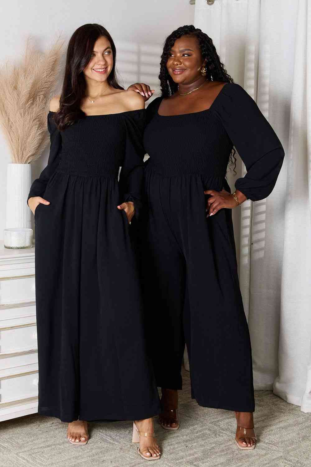 Stilla | Tag Square Neck Jumpsuit Med Lommer