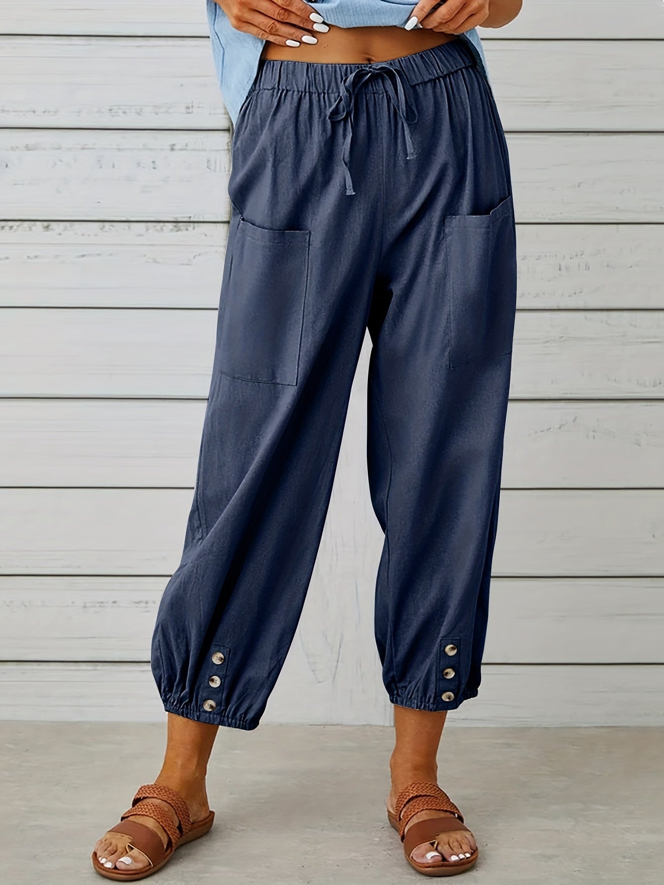 Stilla | Patched Crop Bukser Til Kvinder