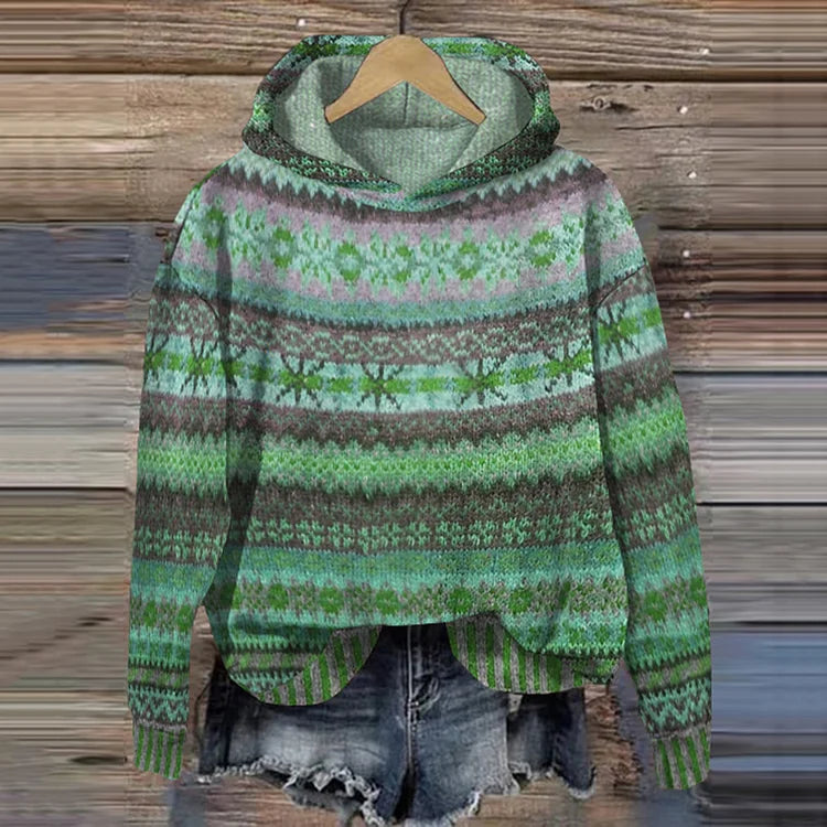 Stilla | Etnisk Retro Hoodie