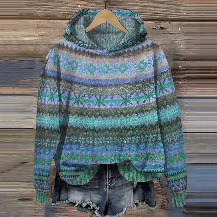 Stilla | Etnisk Retro Hoodie