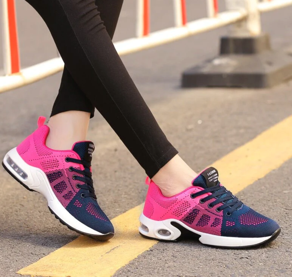 Stilla | Ortopædisk Let, Åndbar Sport Sneaker Til Damer Sporty Casual Løbesko Med Air Cushion Sål