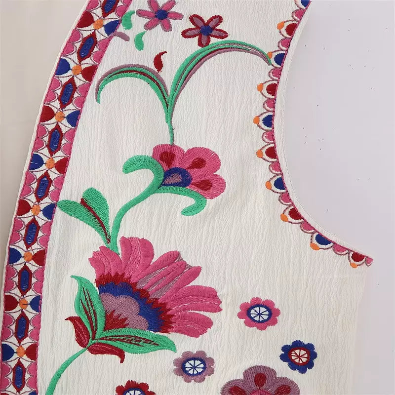 Stilla | Blomstret Modevest
