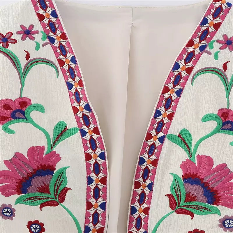 Stilla | Blomstret Modevest