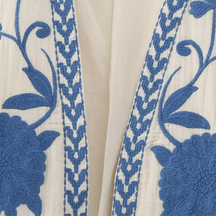 Stilla | Blomstret Modevest
