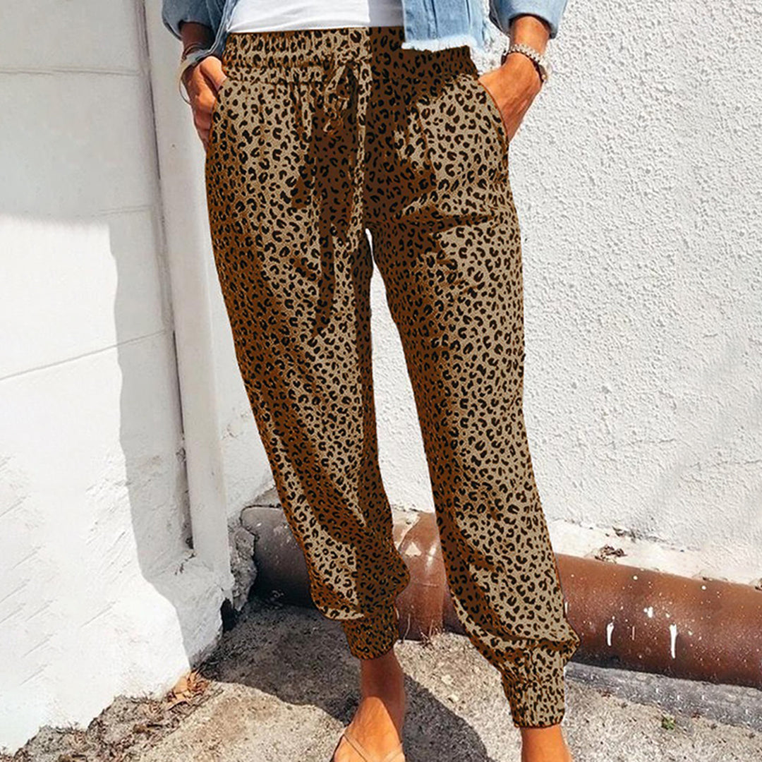 Stilla | Leopardprint Mode Bukser