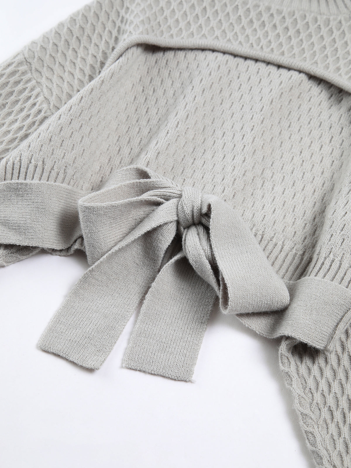 Stilla | Trøje Tie Back Mock Neck Sweater