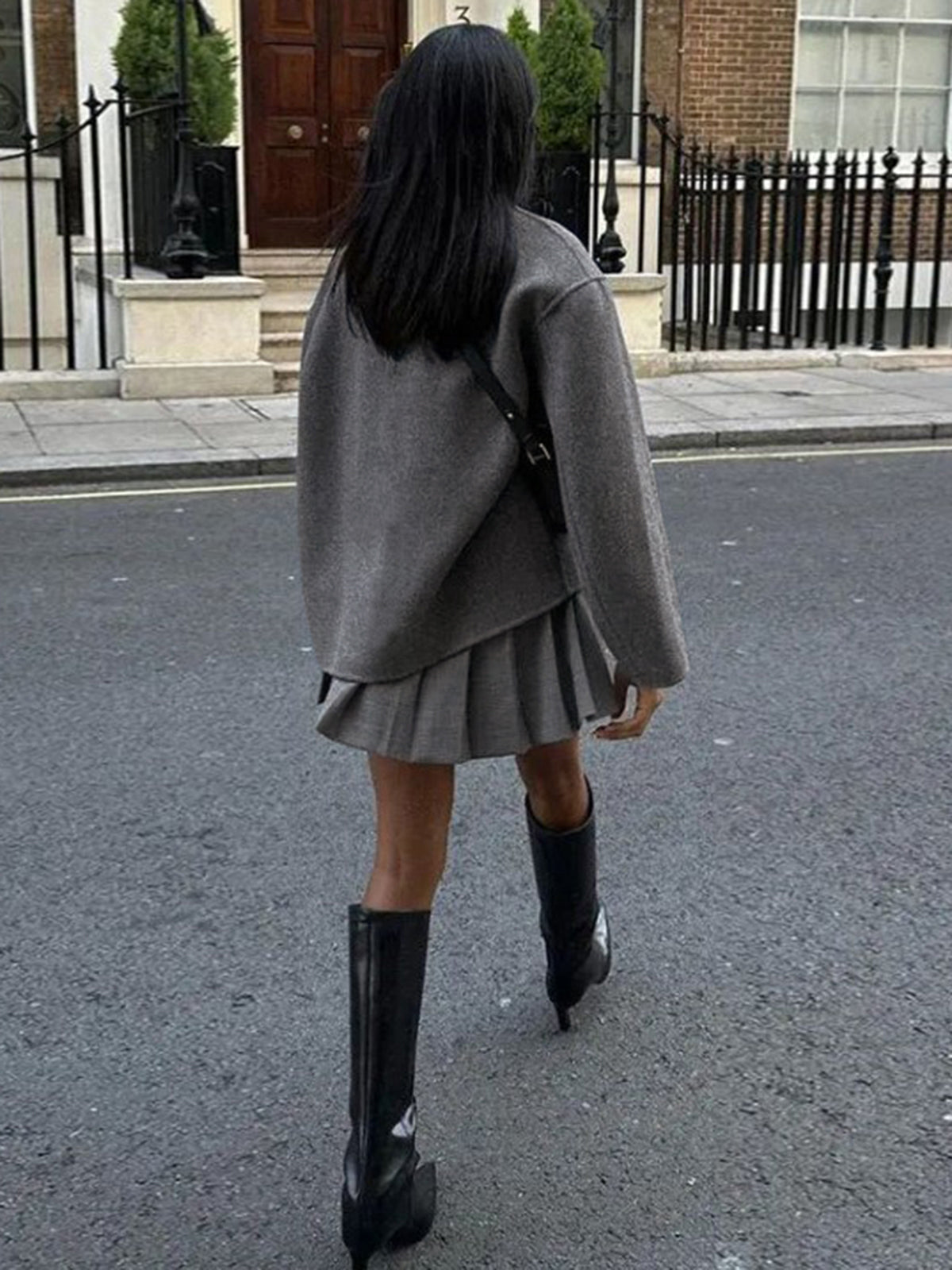 Courtney™ - Trendy Oversized-jakke med knaplukning