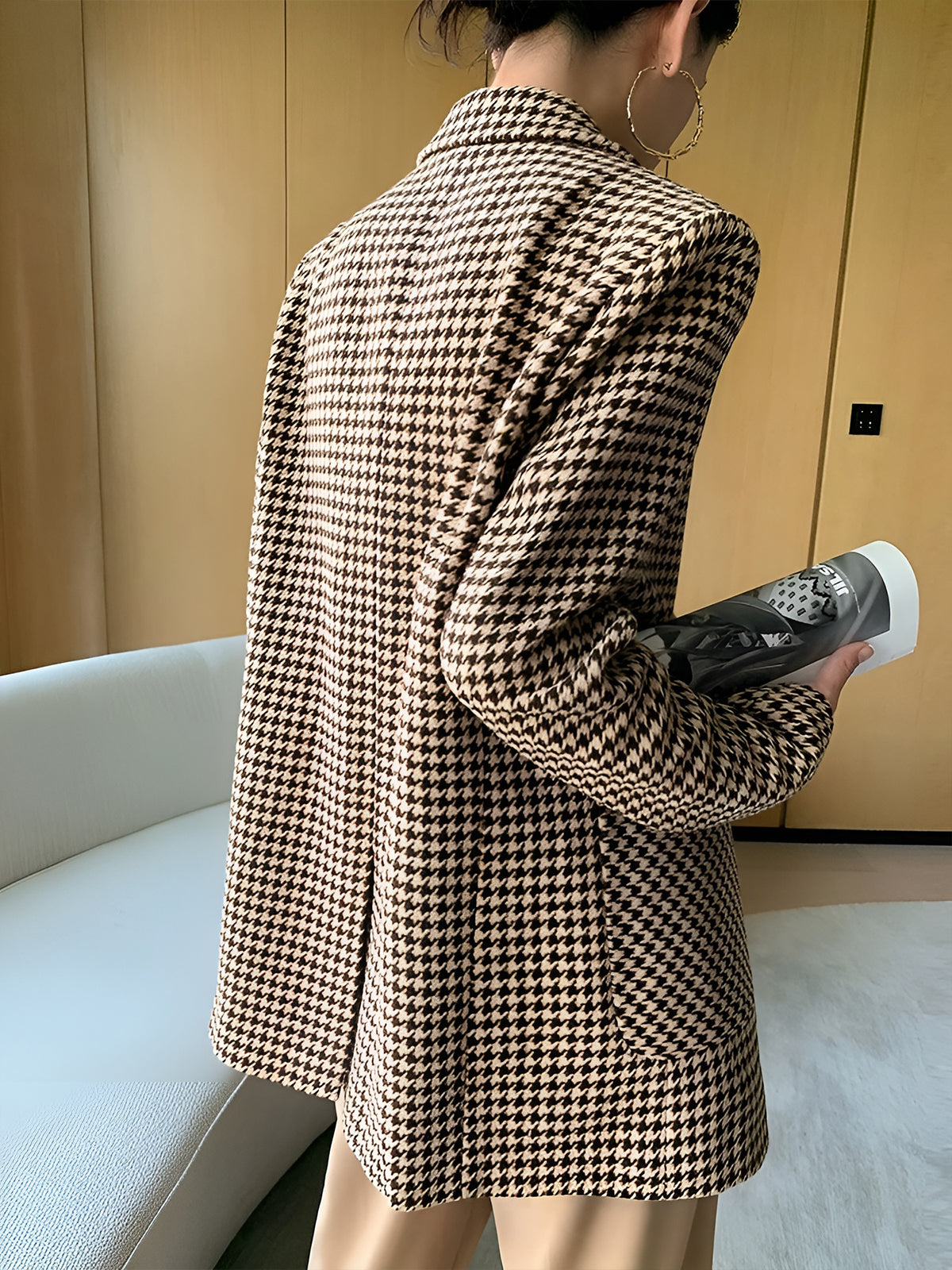 Stilla | Split Blazer med Bælte