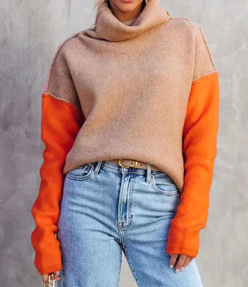 Stilla | Fantastisk Sweater med Farveblokke